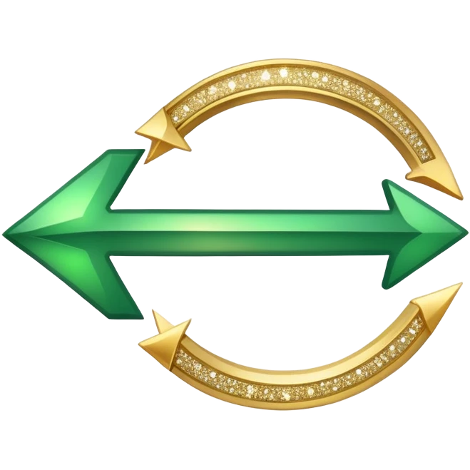 immediate upgrade icon with arrow and sparkles emoji