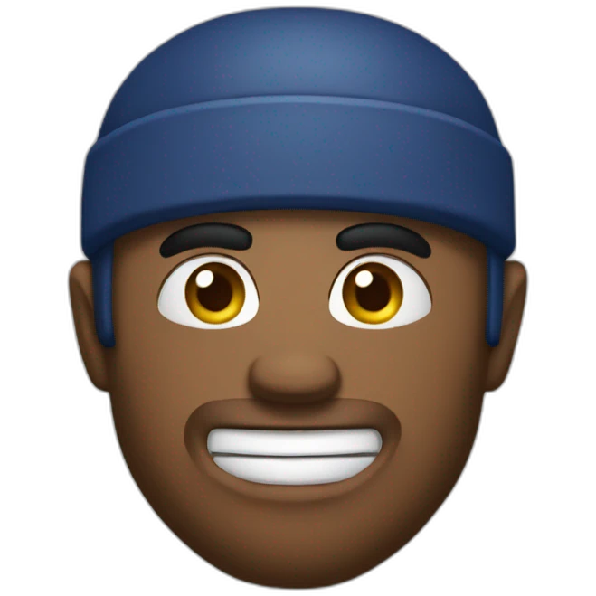 Boxeur énervé emoji