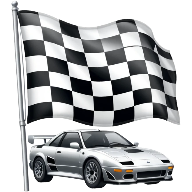 sorayama Chequered flag emoji