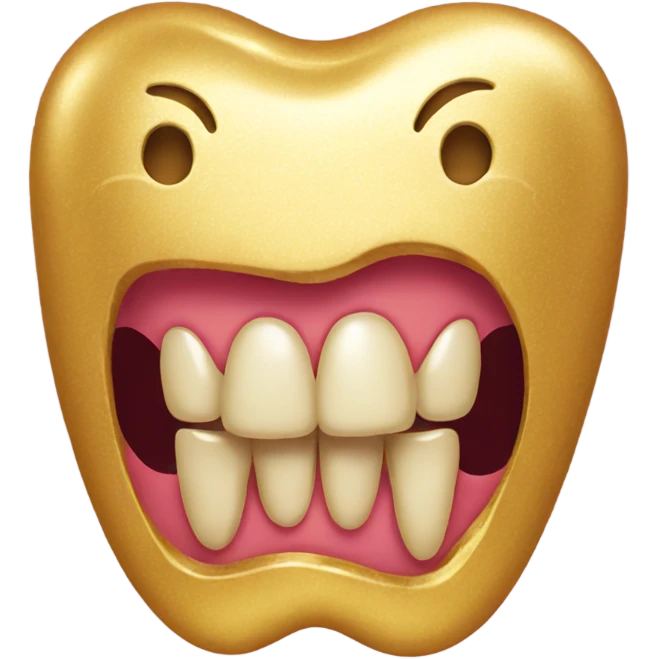 Gold tooth emoji