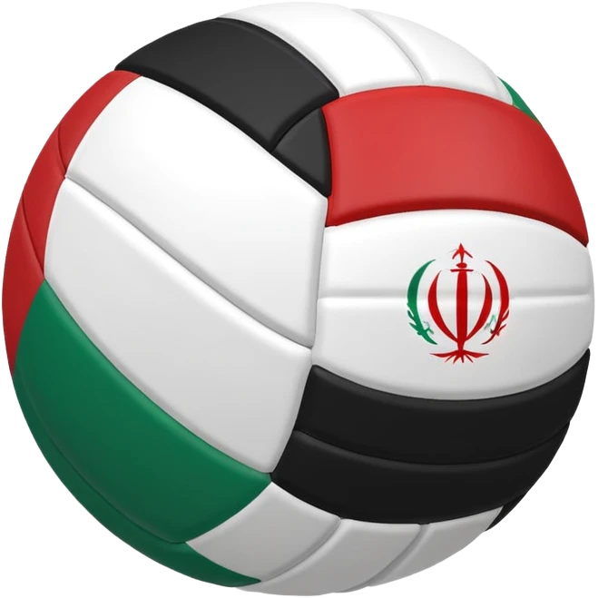 🖤🏐🇮🇷 emoji