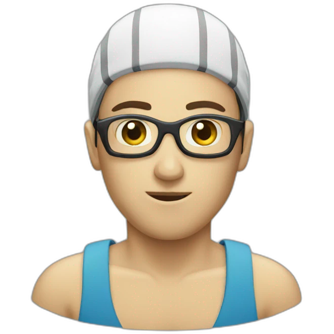 Swimming coder emoji