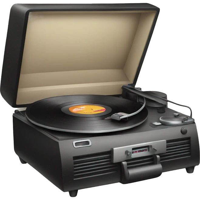 Record player  emoji
