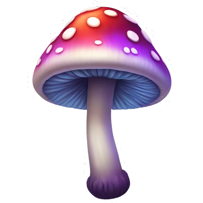 Trippy mushroom emoji