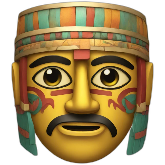 inca mask emoji