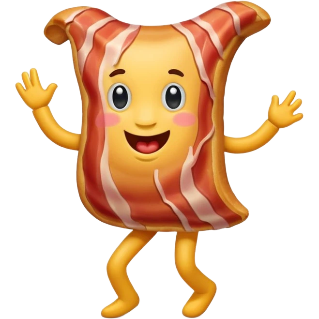 Bacon dancing emoji
