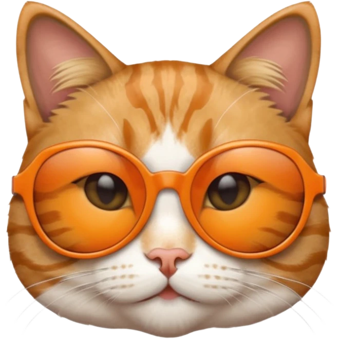 Cat wearing sunglasses emoji