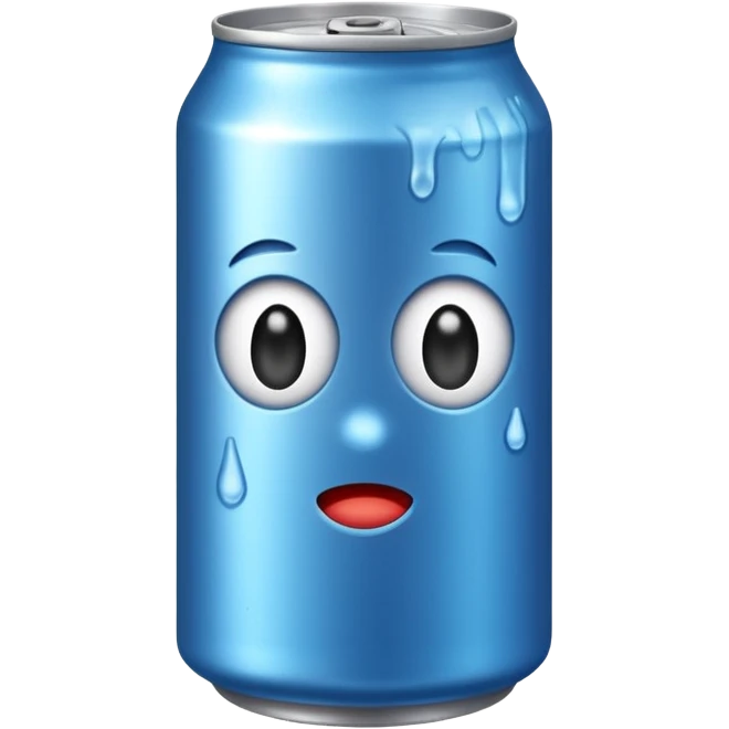 drink can blue emoji