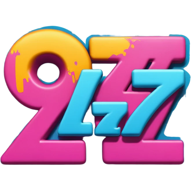 Граффити надпись: 72 emoji