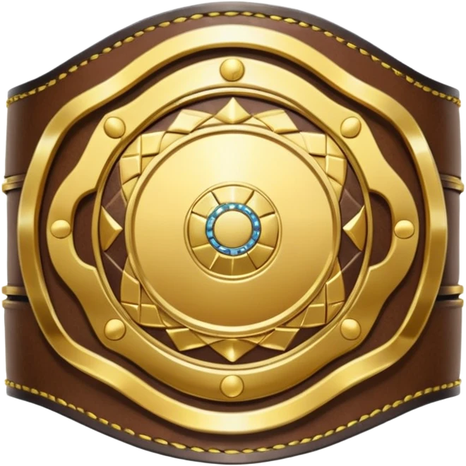 One championship belt emoji