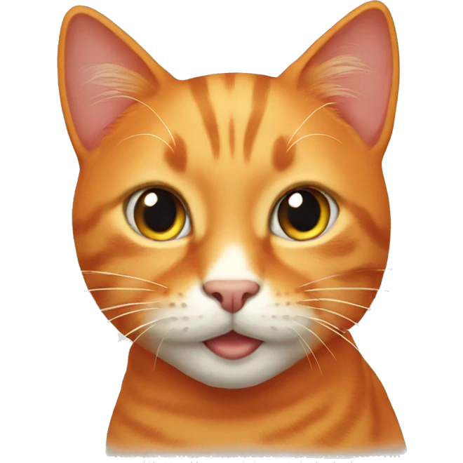 Orange cat emoji