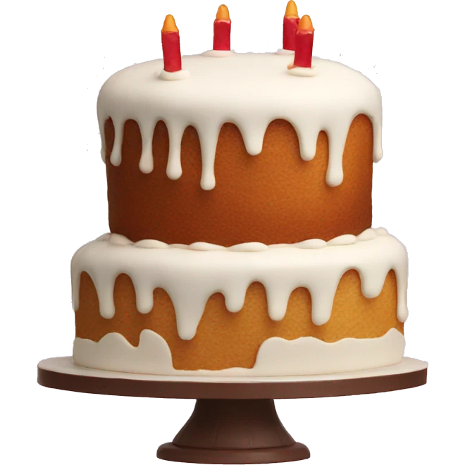 Cake with legs emoji