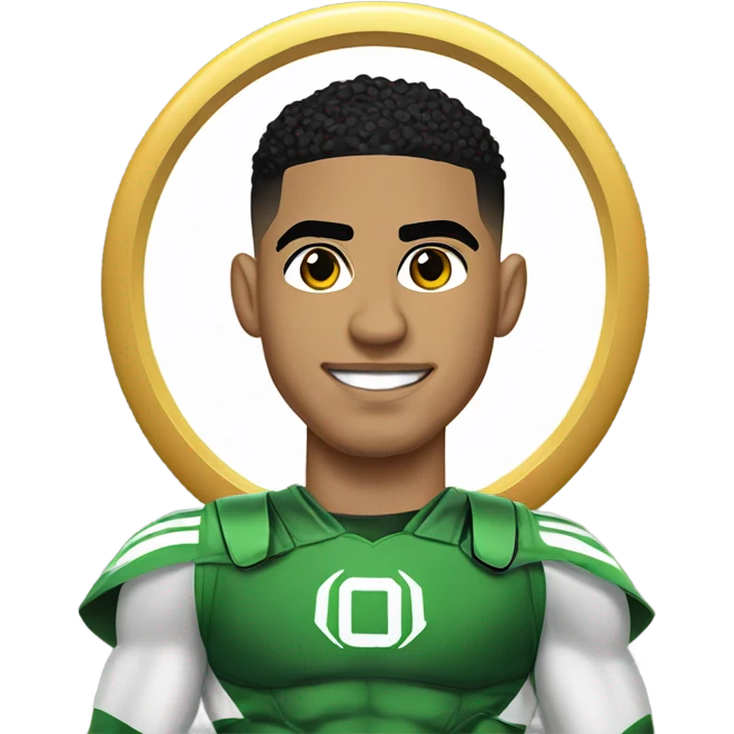 Jayson Tatum as a super hero emoji