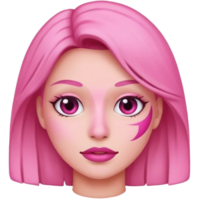 Pink skin woman emoji