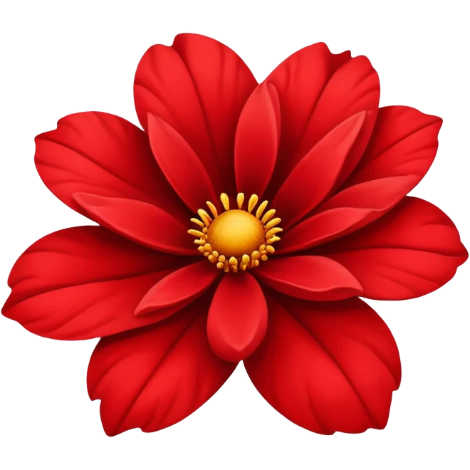 red flower emoji