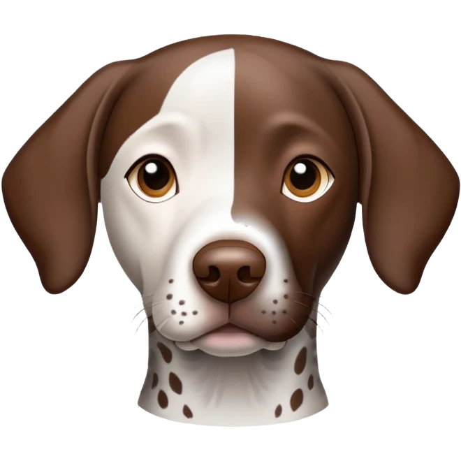 German shorthaired pointer emoji