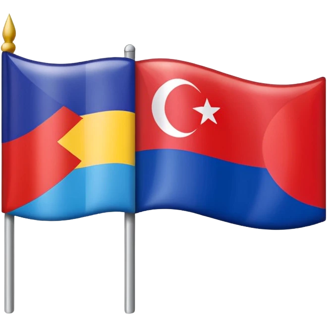 Emoji of half flag of philippines and turkey emoji