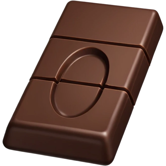 dark chocolate emoji