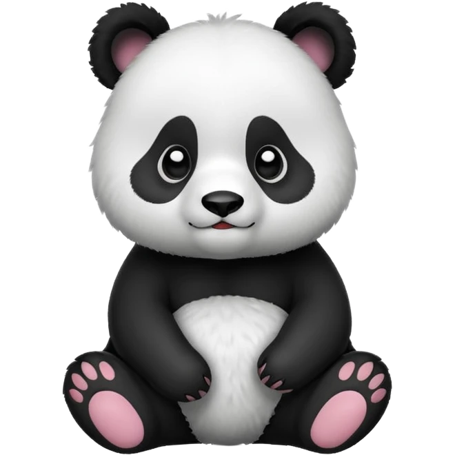 Cute panda emoji