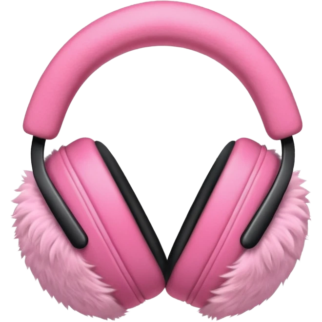 pink earmuffs emoji