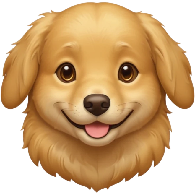 Cute retriever emoji
