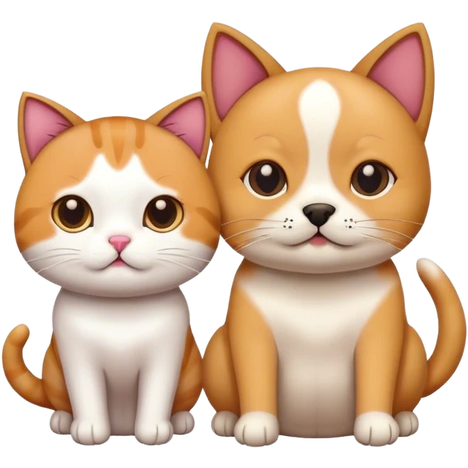 cat dog nga emoji