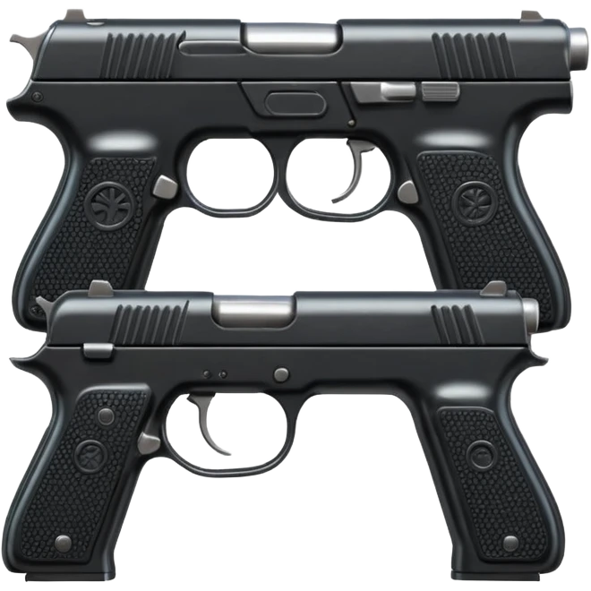 2 guns emoji