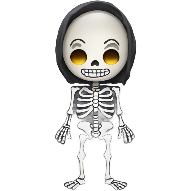 skeleton with pajamas  emoji