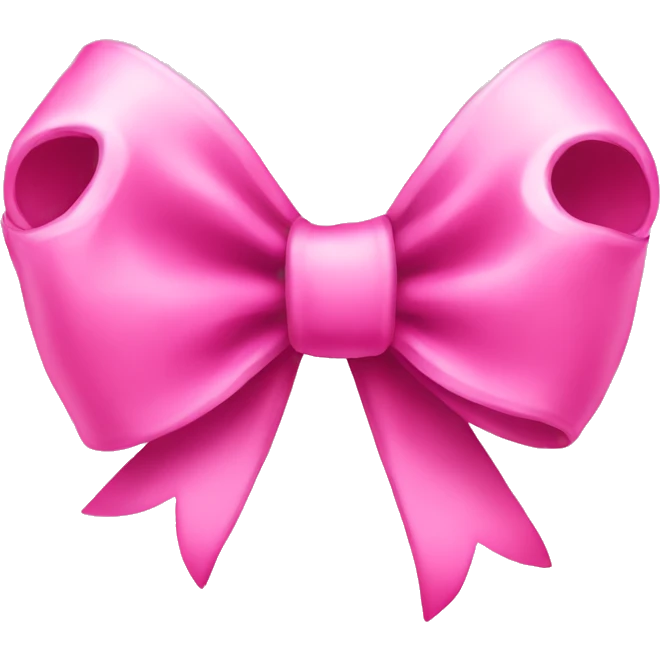 pink bow emoji