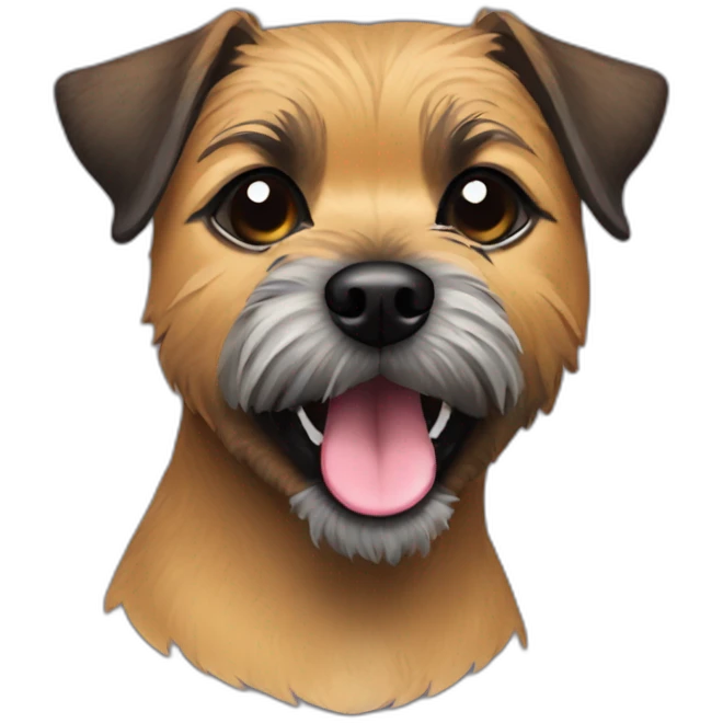a border terrier emoji