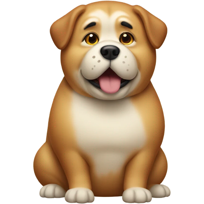 fat dog bread emoji