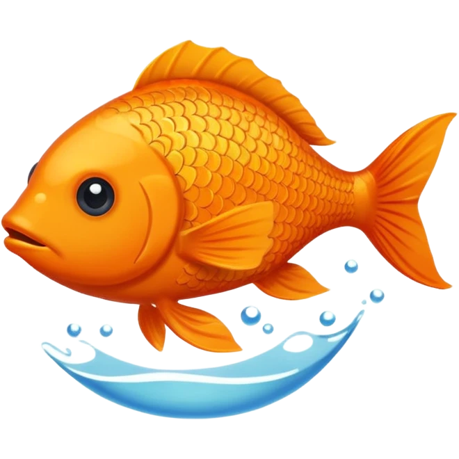 Orange Fish emoji