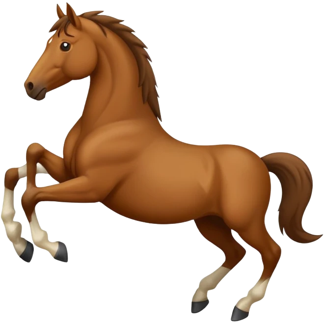 Horse on 2 legs emoji
