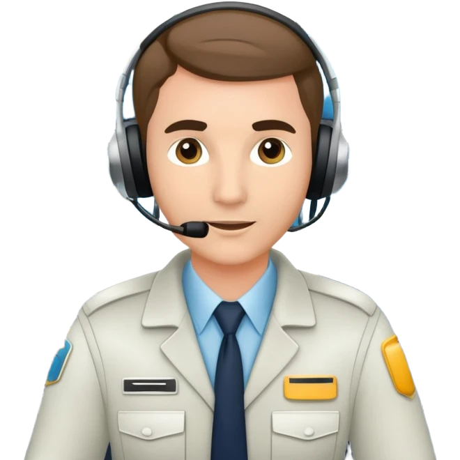Air traffic controller  emoji