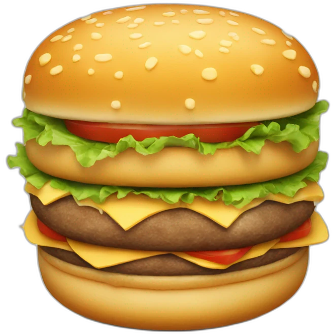 Cheese burger  emoji