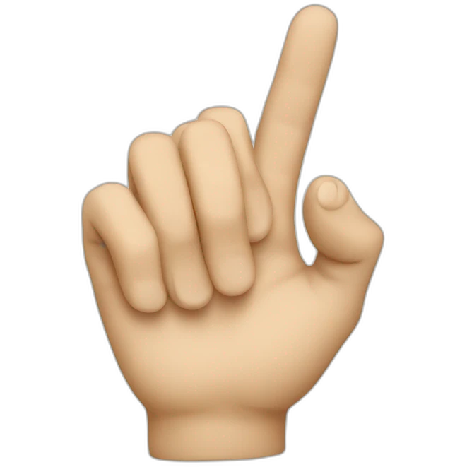 writing hand  emoji