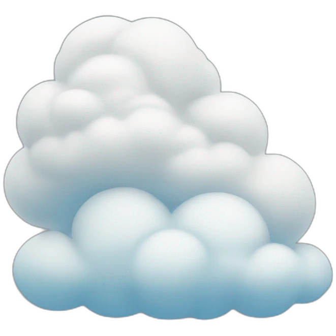 Cloud emoji