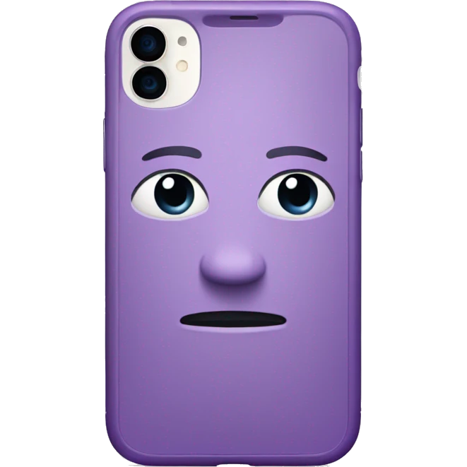 IPhone 11 purple emoji