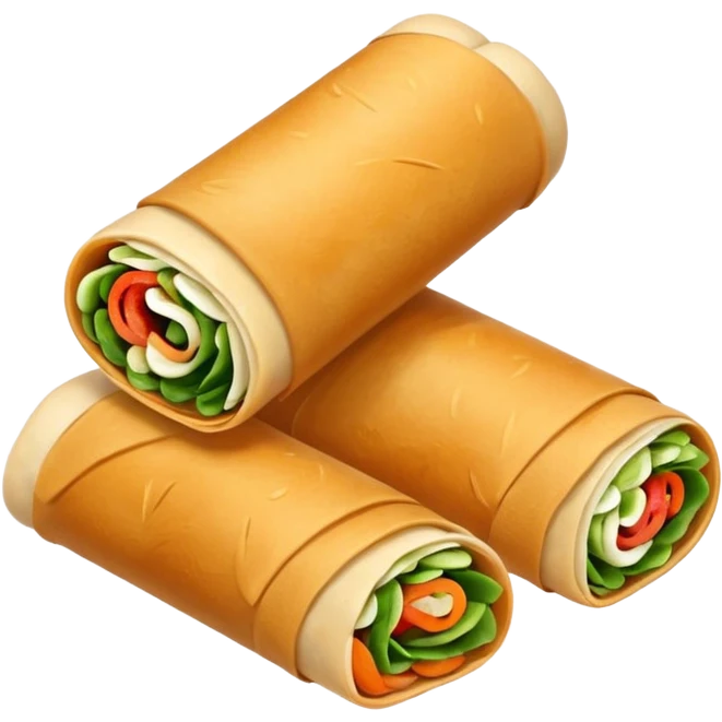 Spring roll emoji