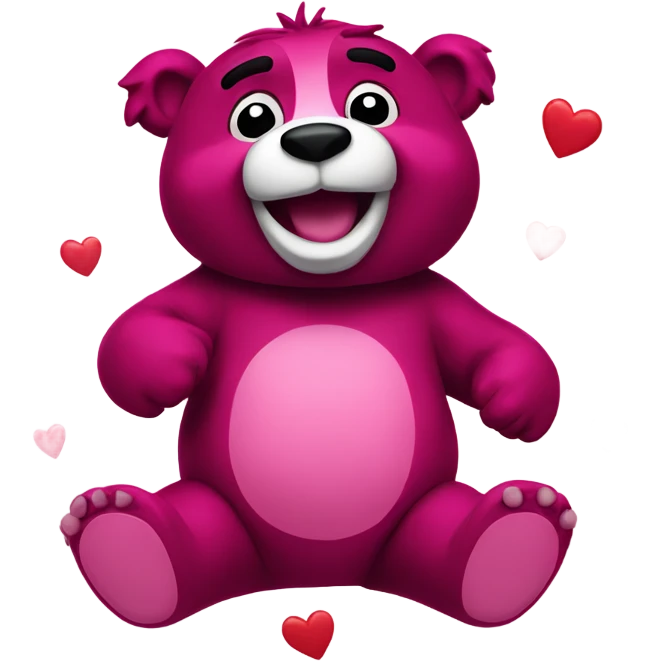 lotso with hearts emoji