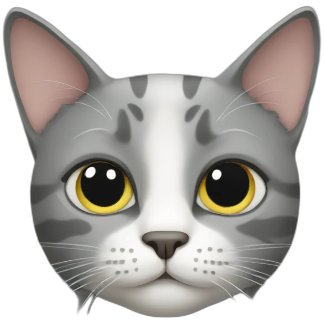 grey cat emoji