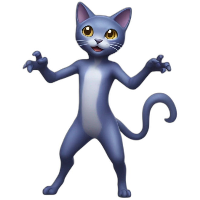 dancing-bicolor-cat-alien-pokemon emoji