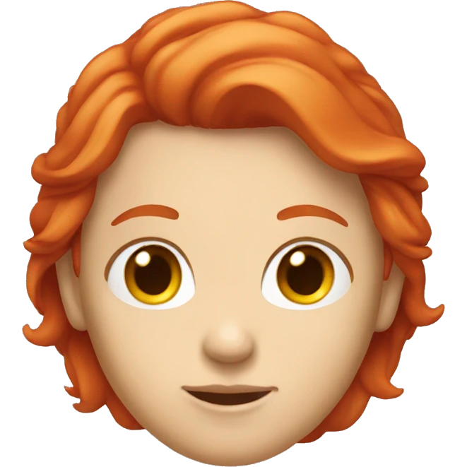 red head emoji