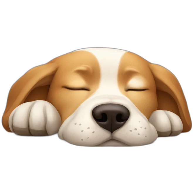 sleeping dog emoji