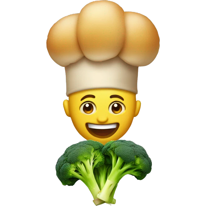 lomein with chicken and broccoli  emoji