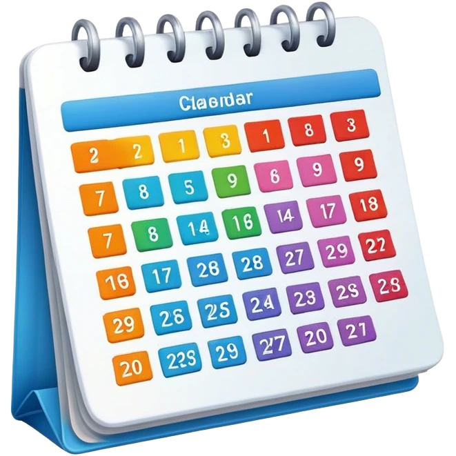 calendar emoji