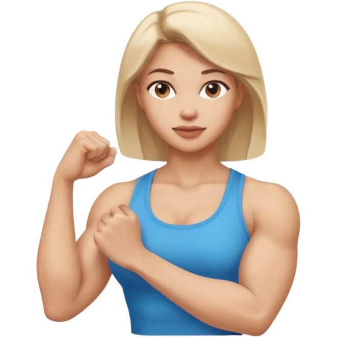 Female biceps emoji