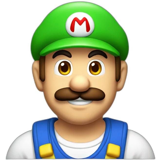 Mario-with-1 emoji