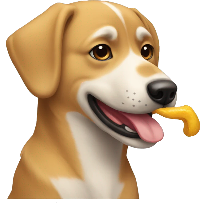 Perro tomando mate  emoji