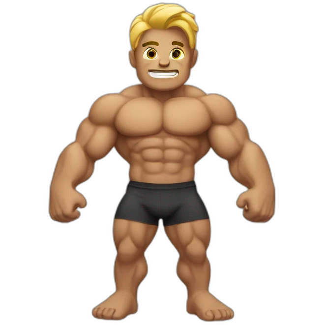 Vercel with muscles emoji